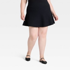 Women's Mini Sweater Skirt - A New Day™ - 1 of 3