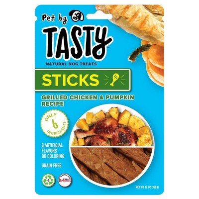 Pet by Tasty Stick Grilled Chicken and Pumpkin Dog Treats - 12oz