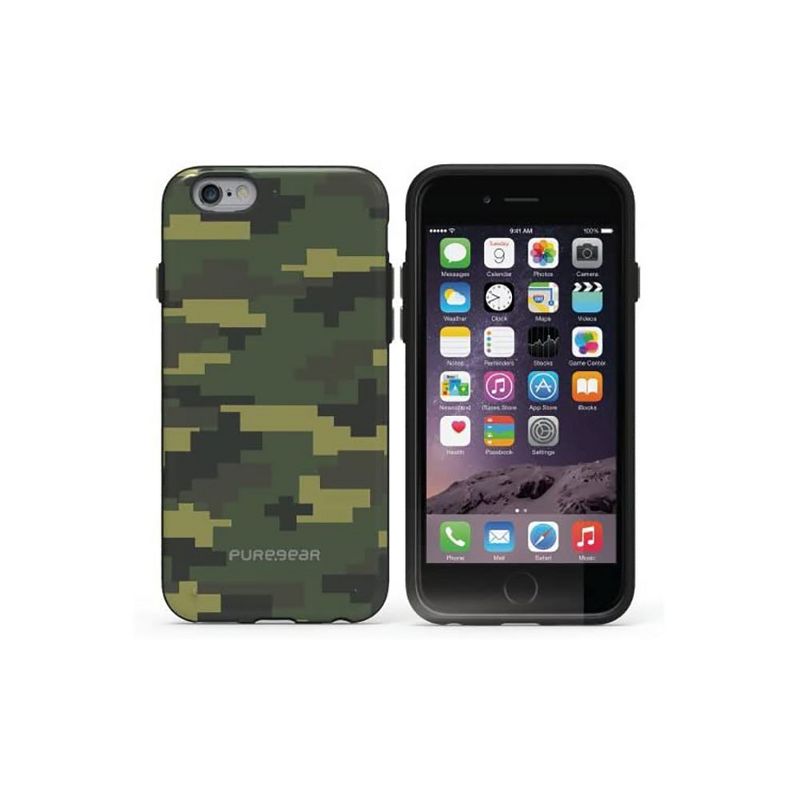 Puregear Motif Case for Apple iPhone 6 Plus/6s Plus - Green Camouflage, 1 of 2