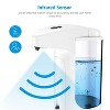 LunaLulinlk Soap Dispenser, Hand Soap Dispenser Waterproof Automatic Soap Dispenser Facial Cleanser Washroom White - 4 of 4