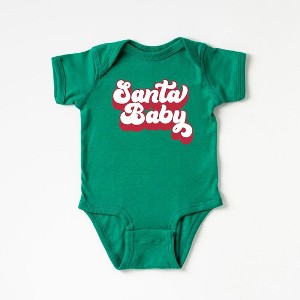 The Juniper Shop Santa Baby Baby Bodysuit - 1 of 2