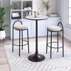 Zuo Bite Bar Table Gray And Bronze - 2 of 4