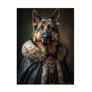 Momart 'Portrait Noble German Shepherd' Canvas Art - 1 of 4