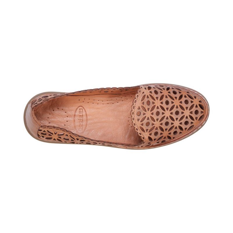 Cools 21 Tumi Perforated Memory Foam Leather Flats, 4 of 6