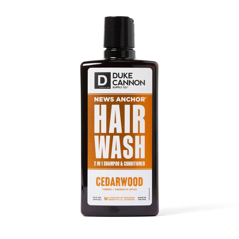 Duke Cannon Supply Co. Cedarwood Sulfate Free 2-in-1 Hair Wash - 14 fl oz, 1 of 5