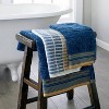 3pc Juxtapose Bath and Hand Towel Set - SKL Home: Cotton Jacquard, Midweight, Machine Washable - 2 of 4