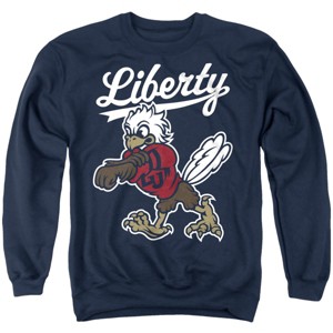 Men's Liberty University Big Mascot Crewneck Sweatshirt - 1 of 4