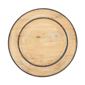 Saro Lifestyle Wooden Charger, 13" Ø Round, Natural (Set of 4) - 1 of 4