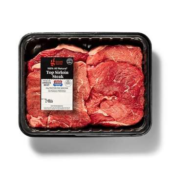 USDA Choice Angus Top Sirloin Steak - 1.62-2.97 lbs - price per lb - Good & Gather™