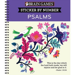 Brain Games - Sticker by Number: Psalms (28 Images to Sticker) - by  Publications International Ltd & New Seasons & Brain Games (Spiral Bound) - 1 of 1