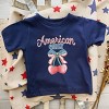 The Juniper Shop American Girly Cherries Coquette Toddler Short Sleeve Tee - 3 of 4