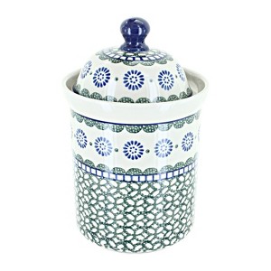 Blue Rose Polish Pottery 491 Ceramika Small Canister - 1 of 1