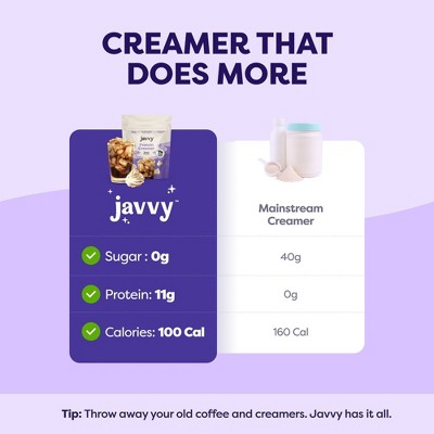 Javvy Sweet Cream Collagen Coffee Creamer - 9.3oz