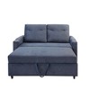 VYNXARIA Two Seater Pull Out Sofa Bed, Adjustable Backrest With Three USB Ports, Two Side Pockets, 3 in 1 Convertible Sleeper Sofa - 3 of 4