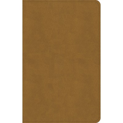 KJV Personal Size Bible, Camel Suedesoft Leathertouch - by  Holman Bible Publishers (Leather Bound)