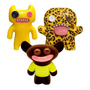 Zuru Fuggler 2.5 Inch Figure 3-Pack | Dark Yellow, Leopard Print, Black/Yellow - 1 of 4