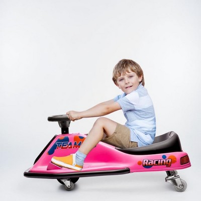 24V Electric Drift Go-Kart for Kids Ages 3-12 with 1:1 Steering Ratio, Rear-Wheel Drifts¨C Safe & Durable Ride-On Kart