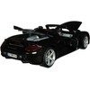 Porsche Carrera GT Convertible Black with Black Interior 1/18 Diecast Model Car by Motormax - 2 of 3