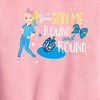 JoJo Siwa You Spin Me Round And Round Graphic Long Sleeve Fleece Sweatshirt - Mauve - 2T - 2 of 2