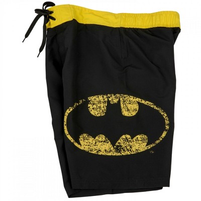 Batman Mens Batman Symbol Heather Black Board Shorts - XLarge (40-42) — фото 5