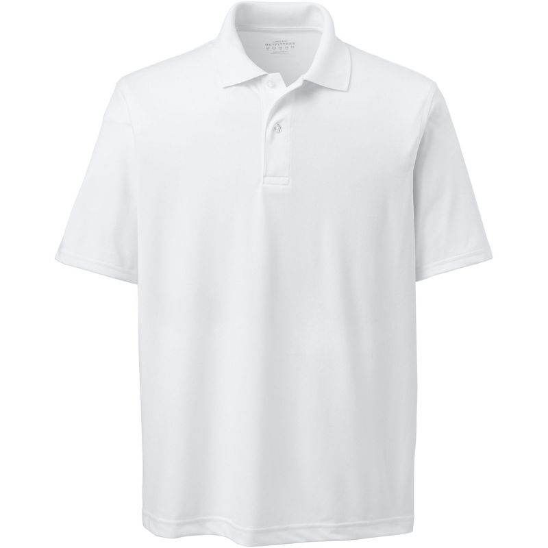 Lands' End School Uniform Men's Short Sleeve Polyester Polo, 2 of 4