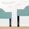 Modway Dawn King/California King Headboard - Mint Performance Velvet Upholstered Headboard with Modern Tufted Detail - 2 of 4