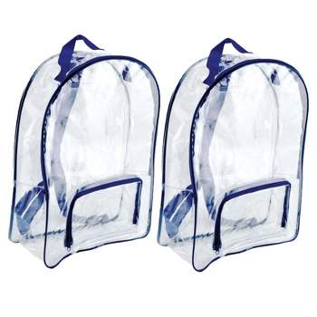 Bags of Bags Clear Backpack, Pack of 2