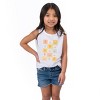 The Juniper Shop Checkered Floral Chart Toddler Tank - 2T - White - 2 of 4