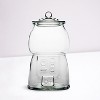 Amici Home Gumball Machine Shaped Glass Candy Jars | Storage Canister with  Airtight Lids | Perfect for Weddings, Birthdays, Party Decorations, and