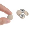 Unique Bargains DIY Craft Metal Shank Cotton Covered Round Sewing Buttons 20 Pcs - 4 of 4