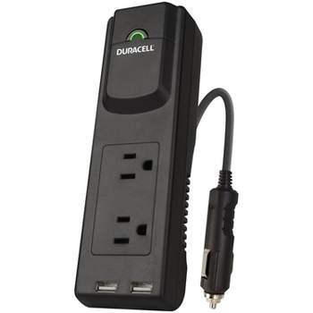 Duracell 175W Powerstrip Inverter with AC outlet and 2.1 Amp USB ports