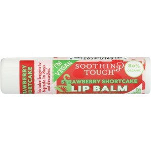 Soothing Touch - Lip Balm - Organic - Strawberry Shortcake - Case of 12 - 0.25 oz - 1 of 1