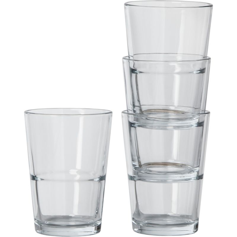 Glass Stackable Tumblers Set of 6 - Threshold™, 6 of 8