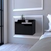 NicBex 15.7 inch Wide Floating Nightstand with 1 Drawer,Modern Side Table with Open Shelf,Bedside Table for Bedroom,Living Room - 2 of 4