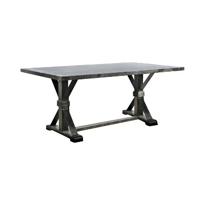 Hepburn Rectangular Dining Table Black - HOMES: Inside + Out