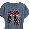 Women's - Star Wars - Tie Fighter And Pilot Short Sleeve Graphic T-Shirt - 2 of 4