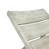 Okak 1PC/2PCS Acacia Wood Adjustable Chaise Lounge,Modern Outdoor Lounger with Slatted Design for Poolside,Backyard,Garden - 4 of 4