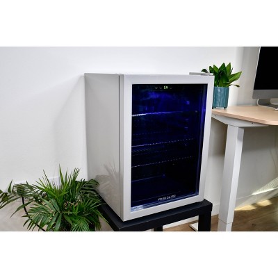 FRIGIDAIRE Beverage Refrigerator, Compact Mini Fridge with Digital Temperature Control, Fits 88 Cans