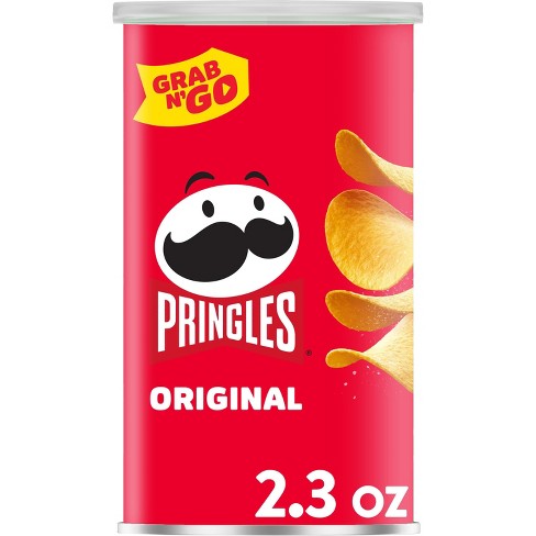 lekken kern Vooruitgaan Pringles Grab & Go Large Original Potato Crisps Chips - 2.3oz : Target