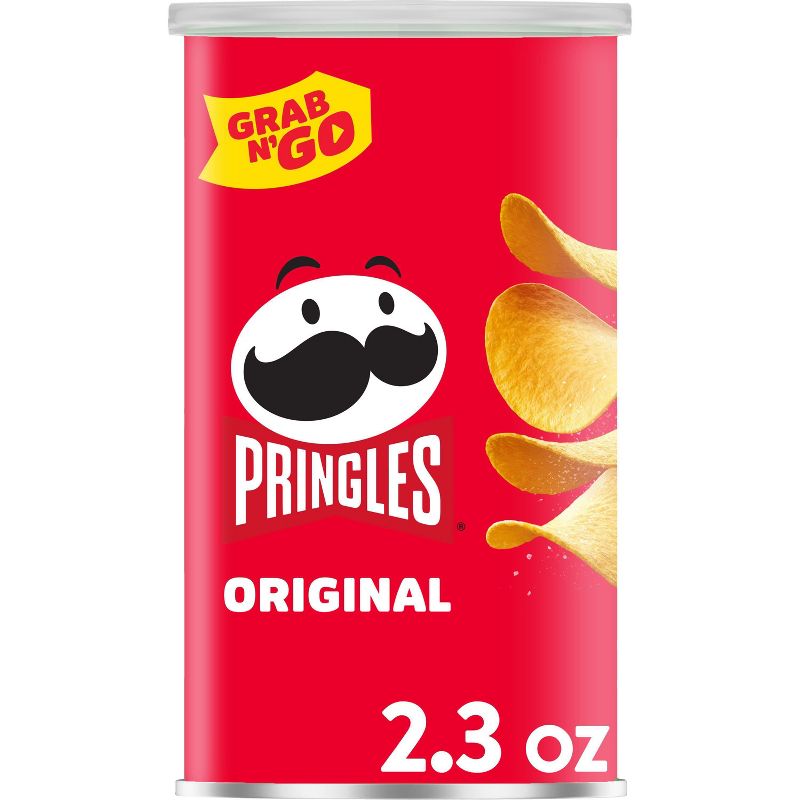 Pringles Grab &#38; Go Large Original Potato Crisps Chips - 2.3oz, 1 of 10