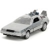 "Back to the Future" Delorean Set of 3 pieces "Hollywood Rides" Series 1/32 Diecast Model Car by Jada - 4 of 4