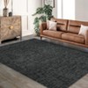 Washable Kitchen Modern Abstract Runner Rug,Non Slip Soft Low Pile Indoor Floor for Dining Room Office Entrywa - 4 of 4