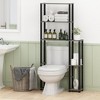 Furinno 3-Tier Over-The-Toilet Storage Rack Bathroom Organizer Space Saver French Oak - 2 of 4