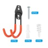Unique Bargains Heavy Duty Hanging Ladder Bike Garage Storage Utility Hooks 2 Pcs - 3 of 4