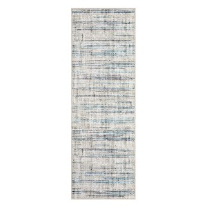 Washable Modern Abstract Rug Non Slip Low Pile Rug Soft Contemporary Throw Floor Cover Foldable Indoor Carpet for Living Room Bedroom - 1 of 4