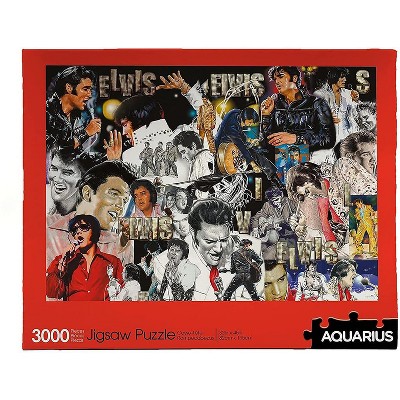 NMR Distribution Elvis Presley Collage 3000 Piece Jigsaw Puzzle