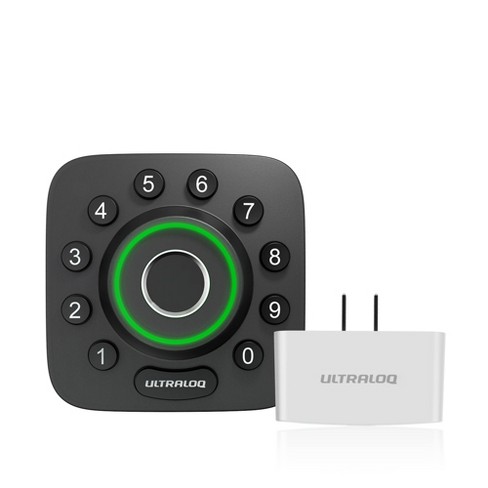 U-Bolt Pro 6-in-1 Bluetooth Enabled Fingerprint and Keypad Smart Lock  Deadbolt Plus Bridge WiFi Adapter in 2023