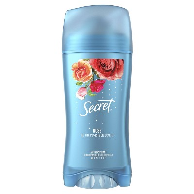 Secret Invisible Solid Antiperspirant & Deodorant Rose Scent - 2.6oz