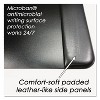 Artistic Executive Desk Pad with Leather-Like Side Panels 36 x 20 Black 413861 - 4 of 4
