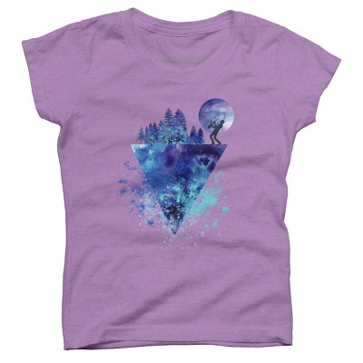 Girl's Design By Humans Play Music On The Edge By Maryedenoa T-Shirt